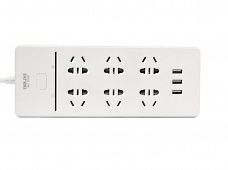 國標(biāo) 智能Wi-Fi 遠程控制6位五孔帶3位USB排插 3C認(rèn)證 CD98I-AK6X3UW